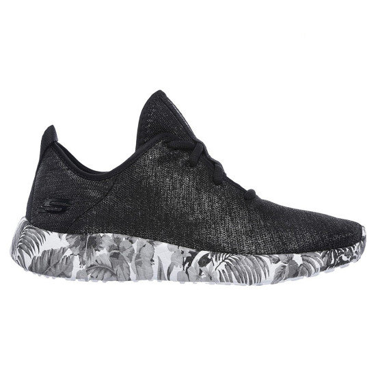 Skechers Sparkle Mesh Lace-Up Tropical Print Outsole W/ Air-Cooled Mf Skechers Sparkle Mesh Lace-Up Tropical Print Outsole W/ Air-Cooled Mf
